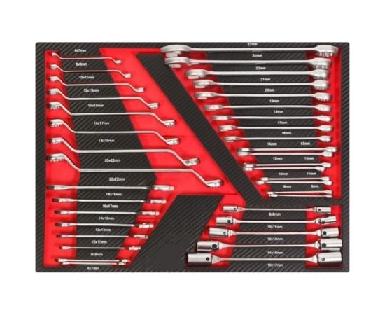 Тележка KraftWell с 5 ящиками+ПОДАРОК инструмент 157 предметов KRW-TTB+SET157 – изображение 2