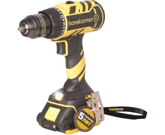 Аккумуляторный шуруповерт Hanskonner HCD1865 – изображение 2