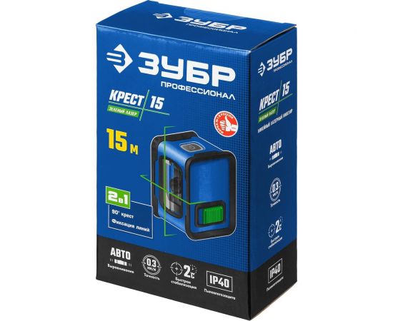 Лазерный нивелир ЗУБР Крест 34900 – изображение 3