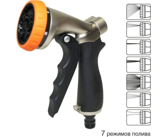 Пистолет-распылитель для полива POLYAGRO ELITE 7 режимов полива 7571904 – изображение 3