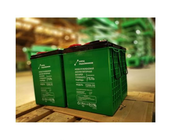 Тяговый гелевый аккумулятор Завод подъемников fcdg6-330af 6 В, 330 Ач 00-000009 – изображение 3
