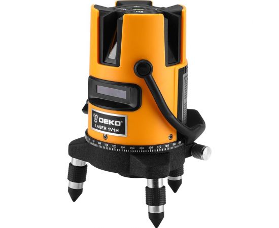 DEKO Уровень лазерный самовыравнивающийся в кейсе DKLL02RB PRO PREMIUM со штативом 1 м (2 линии, красный луч) DEKO (3638) 065-0102-2 – изображение 3