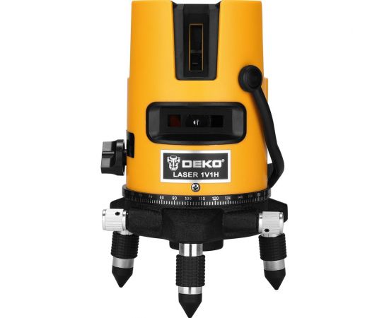 DEKO Уровень лазерный самовыравнивающийся в кейсе DKLL02RB PRO PREMIUM со штативом 1 м (2 линии, красный луч) DEKO (3638) 065-0102-2 – изображение 4