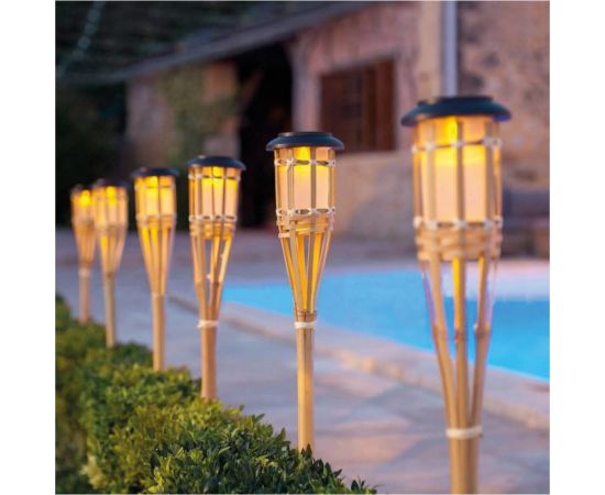 Светодиодный светильник Lamper Бамбук LED встроенная солнечная панель, аккумулятор 602-1006 – изображение 5