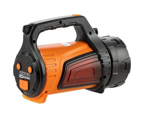 Светодиодный аккумуляторный фонарь TDM ""Прожектор 10"", 10 Вт LED+12 SMD+12 SMD, 350 лм, 3,7 В 2,4 Ач, USB, SQ0350-0003 – изображение 5