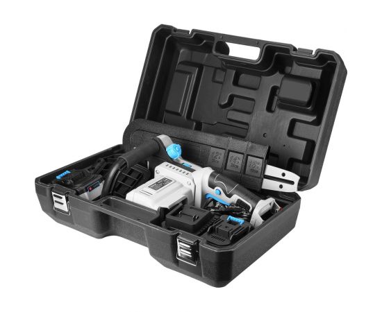 Цепная аккумуляторная пила DEKO dkchs 40 pro в кейсе, 2x20 в, 2x4.0 ач, 2 зарядных устройства 3638 063-4357 – изображение 9