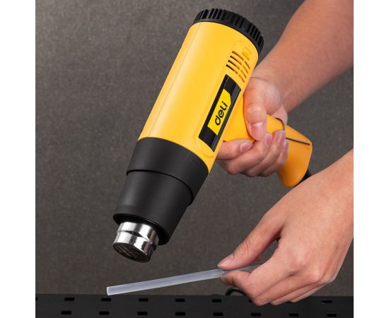 Термопистолет/технический фен DELI DL5200 (1600Вт, рабочая температура 400/590 град.) 103018 – изображение 10