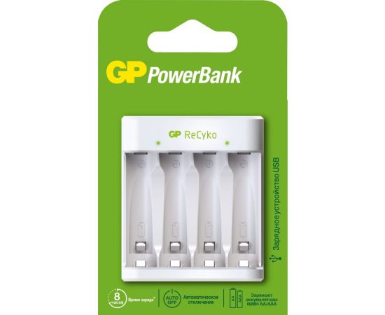 Зарядное устройство GP е411 для аа и ааа аккумуляторов E411-2CRB1 GP E411-2CRB1 