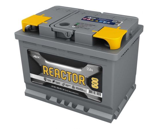 Аккумуляторная батарея REACTOR 55E Ач, 600 A, обратная полярность 4607034730086 