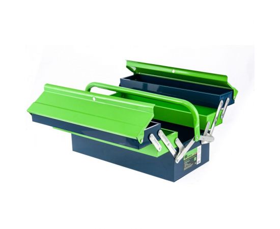 Ящик для инструмента СИБРТЕХ 430x200x200 мм, пять секций, металлический 90751 