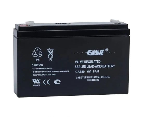 Аккумуляторная батарея CASIL CA680 6 В / 8 Ач 10601915 