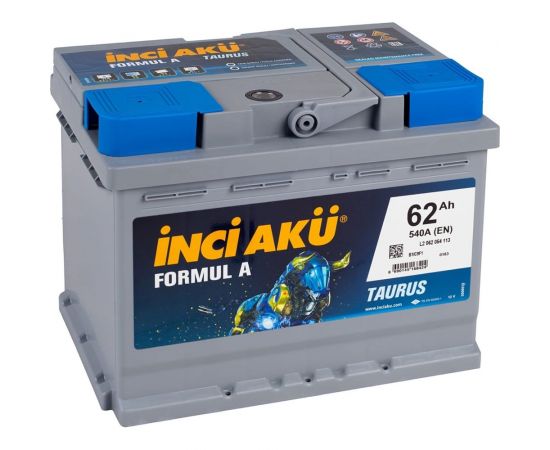 Аккумулятор INCI AKU Formul A 62L, 540 A, 242x175x190 мм 450333 