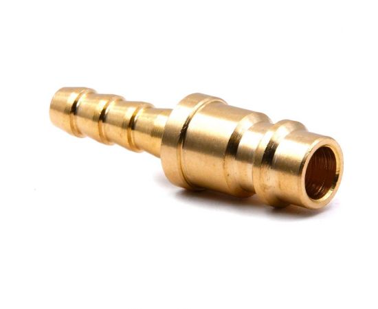 Соединение быстросъемное пневматическое HQ-PH7 «папа»-елочка 8 мм (латунь) HQ-mech УТ000002478 