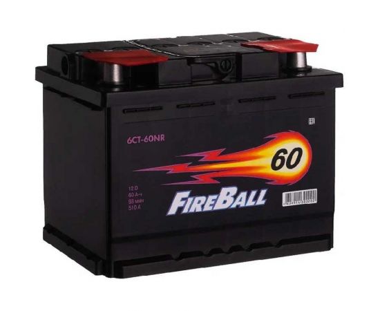 Аккумулятор FIRE BALL 6ст 60 NR, 510 А CCA, 560108020 