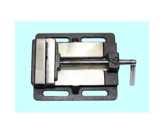 Станочные тиски для сверлильных станков CNIC Q196А 150 мм, неповоротные, ход 150 мм 32651 