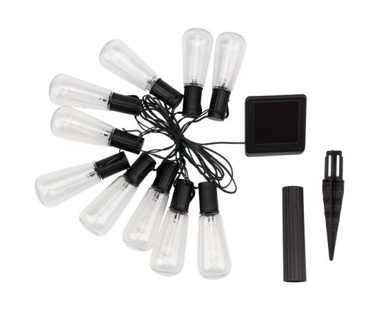 Каскад Lamper Капсула Времени LED 3.8 м с выносной солнечной панелью 2 м и аккумулятором, IP65 602-238 