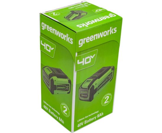 Аккумулятор 40V, 8 А*ч GreenWorks 2951607 