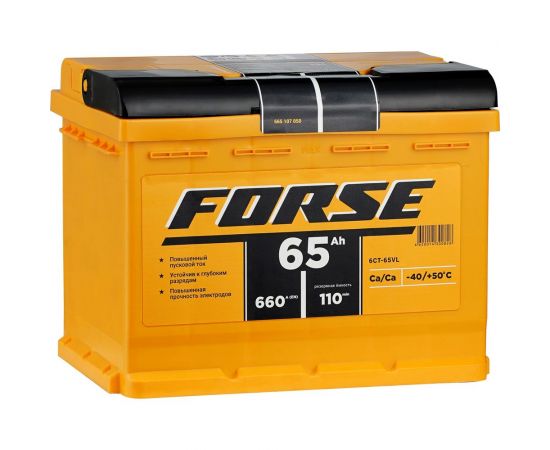 Аккумуляторная батарея FORSE 6ст-65 VL 1 565107050 