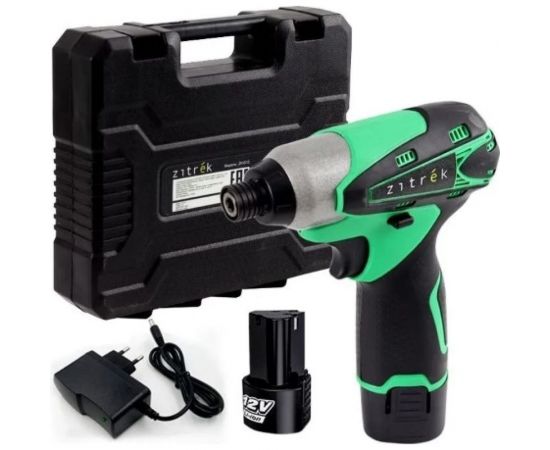 Аккумуляторный гайковерт Zitrek ZKIS12 12 B, Li-Ion акк. 2x2.0 Ач, кейс 063-4402 