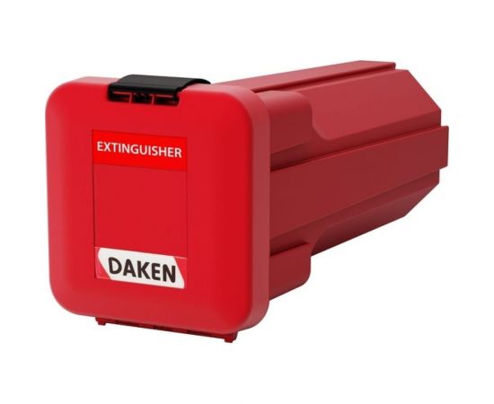 Ящик для огнетушителя DAKEN SLIDEN 265х280х595, 6 кг, красный, 160 мм 82412 