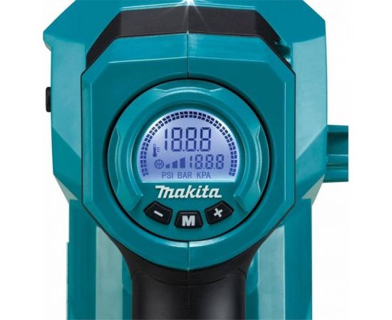 Автомобильный аккумуляторный насос Makita LXT 18В, 11.1 бар, 3 скорости, 22/11/7 л/мин, XPT, 4 насадки, без аккум. и з/у DMP181Z – изображение 11