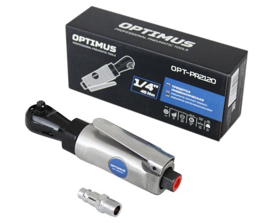Пневматическая трещотка Optimus 1/4”, 45 нм OPT-PR2120 – изображение 11