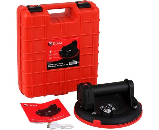 Аккумуляторная присоска с манометром Diam 205 мм 600142 – изображение 12