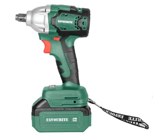 Аккумуляторный гайковерт FAVOURITE Li-ion, 21 В, 2/4 Ач, 350 Нм, One battery system OBS 21 TW – изображение 2