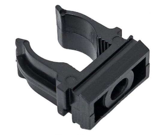 Крепеж-клипса для труб для монтажного пистолета Урал ПАК черная, d25 мм, 100 шт. АТ-100125-100 – изображение 2