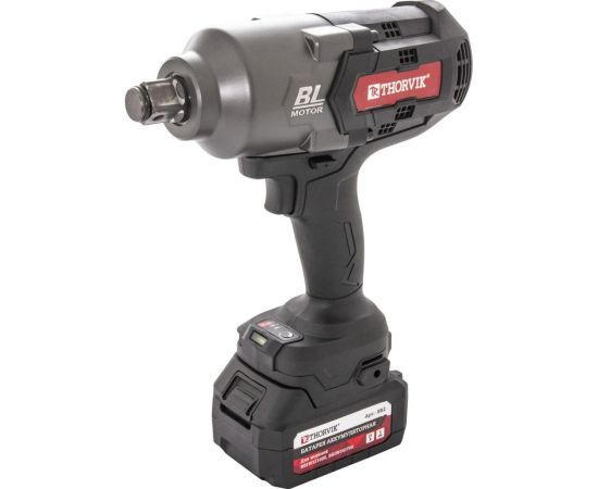 Ударный аккумуляторный бесщеточный гайковерт THORVIK BBIW341700 3/4DR, 21В, 1700 Нм 53654 – изображение 2