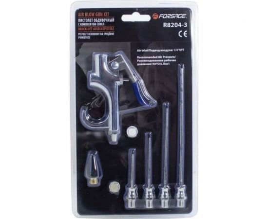 Обдувочный пистолет с комплектом сопел Forsage 50333 – изображение 2