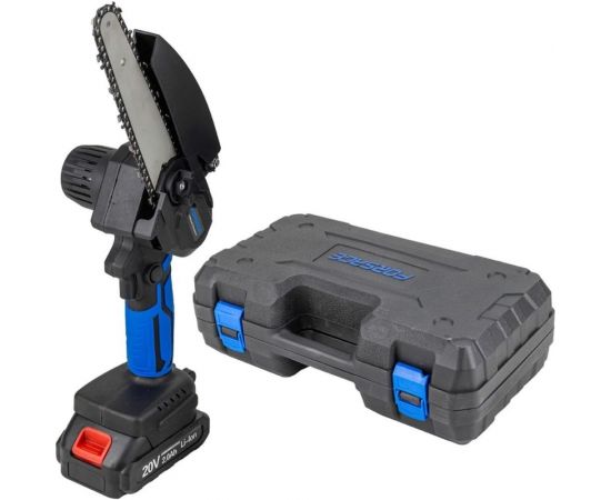 Аккумуляторная цепная пила Forsage 2 аккумулятора li-ion 20 В, 2.0 Ач f-wt02f1230 56462 – изображение 2