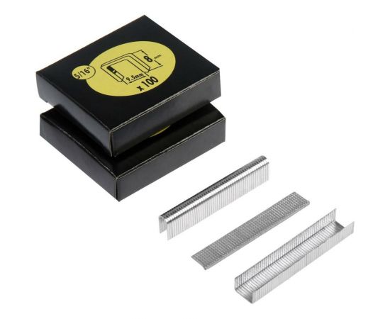 Мебельный степлер в кейсе ТУНДРА типы скоб 140/28/300, 4 - 14 мм + скобоудалитель, скобы 1550270 – изображение 3