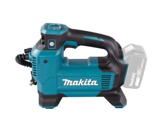 Автомобильный аккумуляторный насос Makita LXT 18В, 11.1 бар, 3 скорости, 22/11/7 л/мин, XPT, 4 насадки, без аккум. и з/у DMP181Z – изображение 3