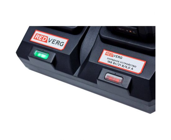 Зарядное устройство для 2-х аккумуляторов 18 В, 4 Ач REDVERG 6678956 – изображение 3