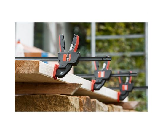 Струбцина пистолетного типа BESSEY 2.7 кН, 900 x 90 мм, распор 195-1090 мм BE-EZXL90-9 – изображение 3