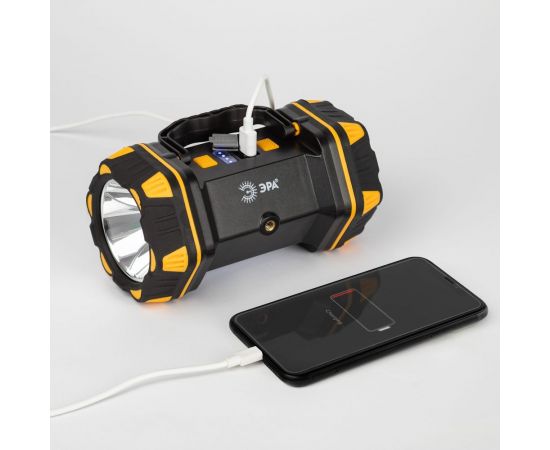 Светодиодный фонарь ЭРА Рабочие Практик PA808 прожекторный аккумуляторный многофункциональный IP54 1 Б0058231 – изображение 4