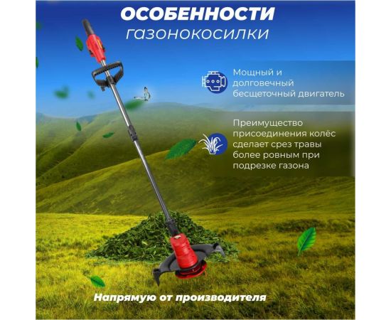 Аккумуляторный триммер WORTEX TB 3018 AT ALL1 0333239 – изображение 4