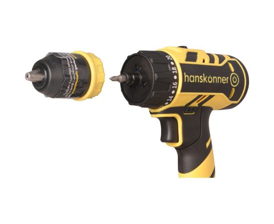 Аккумуляторный шуруповерт Hanskonner HCD1865C – изображение 4