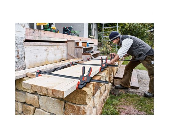 Струбцина пистолетного типа BESSEY 2.7 кН, 900 x 90 мм, распор 195-1090 мм BE-EZXL90-9 – изображение 4