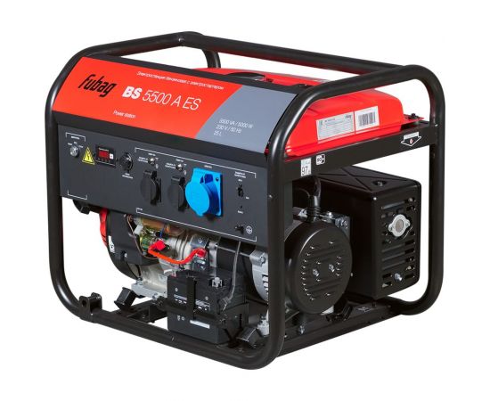Бензиновая электростанция с электростартером и коннектором автоматики FUBAG BS 5500 A ES 641691 – изображение 4