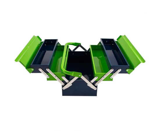 Ящик для инструмента СИБРТЕХ 430x200x200 мм, пять секций, металлический 90751 – изображение 6