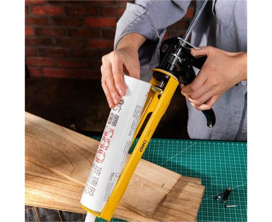 Пистолет для герметика DELI DL2370A 98426 – изображение 6