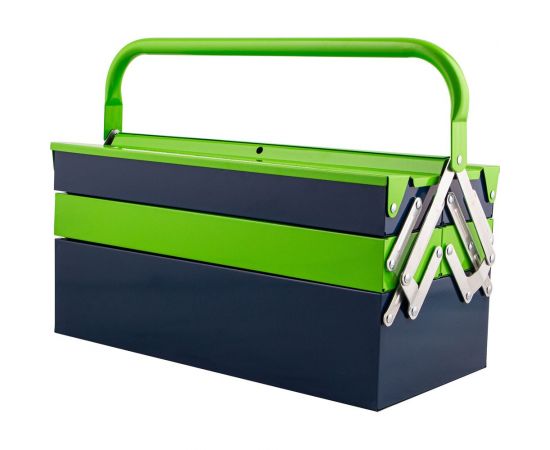 Ящик для инструмента СИБРТЕХ 430x200x200 мм, пять секций, металлический 90751 – изображение 7