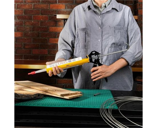 Пистолет для герметика DELI DL2370A 98426 – изображение 7