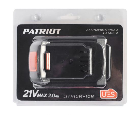 Батарея аккумуляторная PB BR 21V(Max) Li-ion UES 2.0 Ah, тонкая зарядка Patriot 180301122 – изображение 7