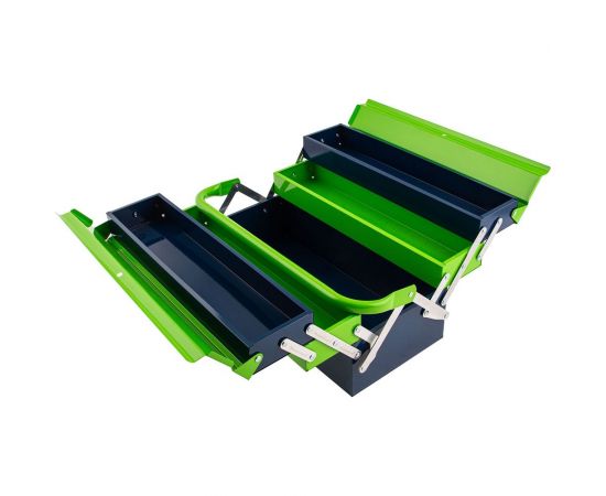 Ящик для инструмента СИБРТЕХ 430x200x200 мм, пять секций, металлический 90751 – изображение 9