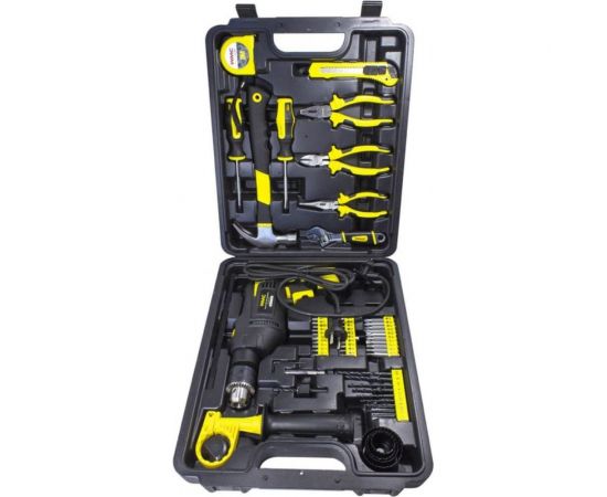 Набор инструментов с электрической дрелью WMC TOOLS 59 предметов, в кейсе WMC-1059 