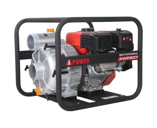 Бензиновая мотопомпа для грязной воды A-iPower AWP80Т 30231 