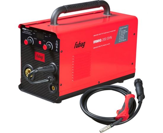Сварочный инвертор полуавтомат FUBAG IRMIG 200 SYN с горелкой 250А 41384 